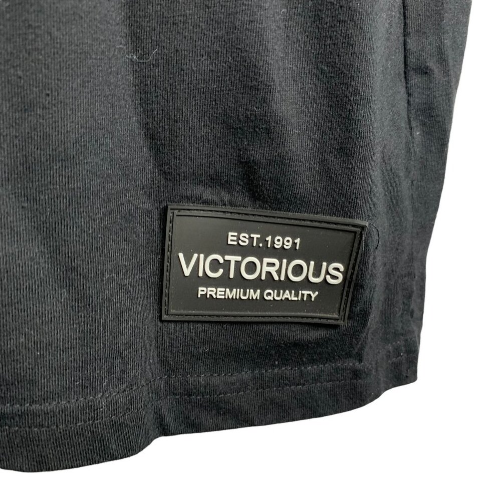 Victorious High Life Crewneck T Shirt 3XL Black Short Sleeve Rainbow Paint Drip - Picture 4 of 8
